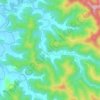 Mappa topografica Narone Creek, altitudine, rilievo