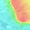 Mappa topografica Whittons Park, altitudine, rilievo