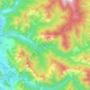 Mappa topografica Элекмонар, altitudine, rilievo