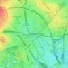 Mappa topografica Camden Gardens, altitudine, rilievo