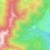 Mappa topografica Valle Sassina, altitudine, rilievo