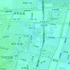 Mappa topografica 战斗河, altitudine, rilievo