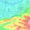 Mappa topografica I ponti, altitudine, rilievo