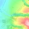 Mappa topografica 胜利水库, altitudine, rilievo