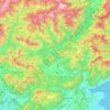 Mappa topografica Valle Sabbia, altitudine, rilievo