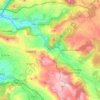 Mappa topografica Fiume Melandro, altitudine, rilievo