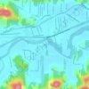 Mappa topografica Rio Itapocu, altitudine, rilievo