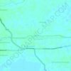 Mappa topografica Cauvery, altitudine, rilievo