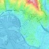 Mappa topografica Centro Storico, altitudine, rilievo