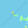 Mappa topografica Motutaiko Island, altitudine, rilievo