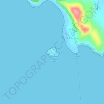 Mappa topografica Janjira Fort, altitudine, rilievo