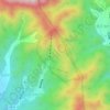 Mappa topografica Mutianyu, altitudine, rilievo