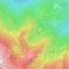 Mappa topografica Lago Ballano, altitudine, rilievo