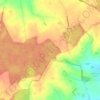 Mappa topografica Olney Lane End, altitudine, rilievo