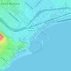 Mappa topografica West Beach, altitudine, rilievo