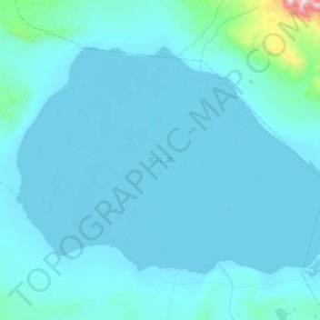 Mappa topografica 哈拉湖, altitudine, rilievo