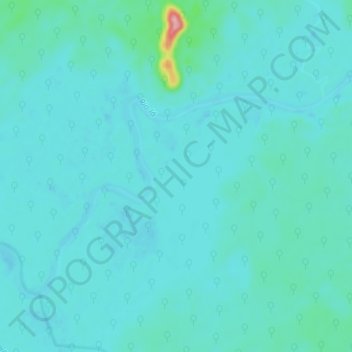 Mappa topografica Rio lá, altitudine, rilievo