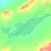 Mappa topografica Chott Zahrez Gharbi, altitudine, rilievo
