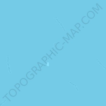 Mappa topografica Canale Re di Fisolo, altitudine, rilievo