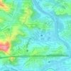 Mappa topografica Parque Municipal Dom José, altitudine, rilievo