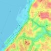 Mappa topografica Forte da Capoeira, altitudine, rilievo