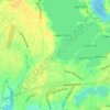 Mappa topografica Opeechee Heights Beach, altitudine, rilievo