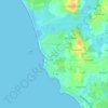 Mappa topografica Le Fort Bloqué, altitudine, rilievo