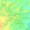 Mappa topografica Kisaran, altitudine, rilievo