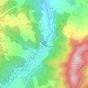 Mappa topografica Diga di Mignano, altitudine, rilievo