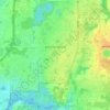 Mappa topografica Sun City Center, altitudine, rilievo