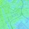 Mappa topografica Oosterpark, altitudine, rilievo