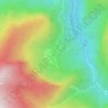 Mappa topografica Chartreuse de Currière, altitudine, rilievo