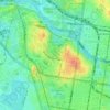 Mappa topografica Nymphaea Lily Lake, altitudine, rilievo