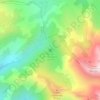 Mappa topografica Refuge de Manganu, altitudine, rilievo