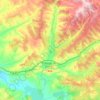 Mappa topografica Río Ucero, altitudine, rilievo