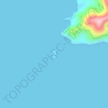 Mappa topografica Ilha da Sororoca, altitudine, rilievo
