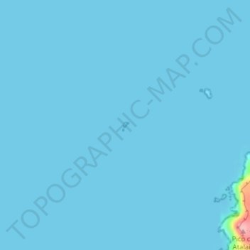 Mappa topografica Palheiro do Mar, altitudine, rilievo