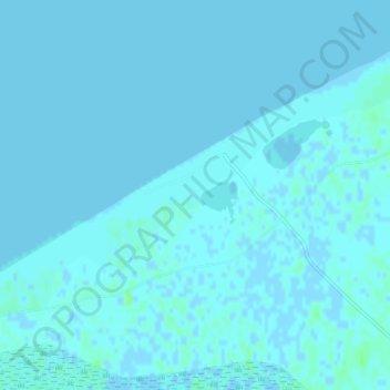 Mappa topografica Варандей, altitudine, rilievo