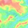 Mappa topografica Bacino di Santa Barbara, altitudine, rilievo