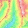 Mappa topografica Val di Fumo, altitudine, rilievo