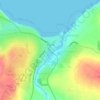 Mappa topografica Thurso, altitudine, rilievo