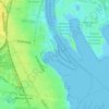 Mappa topografica Jawbone Nature Conservation Reserve, altitudine, rilievo