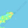 Mappa topografica Arakaninihi Island, altitudine, rilievo
