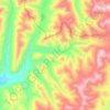 Mappa topografica Берилл, altitudine, rilievo