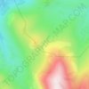 Mappa topografica Chalamain Gap, altitudine, rilievo