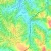 Mappa topografica Parque Aterro Sapopemba, altitudine, rilievo