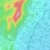 Mappa topografica Pandit Jawaharlal Nehru Shatabdi Udyan, altitudine, rilievo