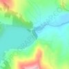 Mappa topografica Diga di Occhito, altitudine, rilievo