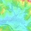 Mappa topografica Toleto, altitudine, rilievo