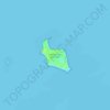 Mappa topografica Table (Excelsior) Island WLS, altitudine, rilievo